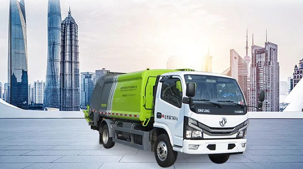 凌宇壓縮式垃圾車-固廢生活垃圾污物克星！